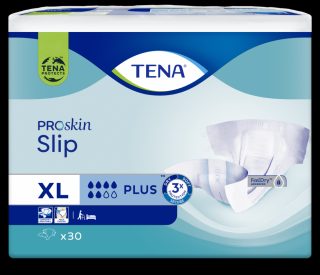 TENA slip PLUS XL - pieluchomajtki dzienne i nocne - 30szt.