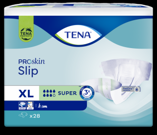 TENA slip SUPER XL - pieluchomajtki dla dorosłych o dużej chłonności - 28szt.