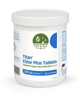 Titan Chlor Plus Tablets tabletki do dezynfekcji powierzchni 200 szt.