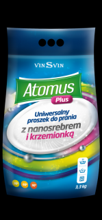 VINSVIN ATOMUS PLUS - Proszek do prania z nanosrebrem - 3,3kg