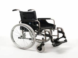 Wózek inwalidzki ręczny wzmocniony V100 XXL dla osób otyłych