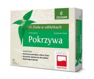 Zioła w tabletkach Pokrzywa - 30 tabl.