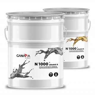 Canada Rubber N1000 hydroizolacja fundamentów A+B 20kg+20kg