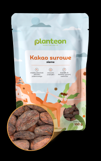 Kakao ziarno całe surowe BIO 100g