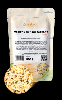 Nasiona konopi łuskane 100g