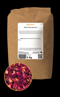 Płatki róży czerwone 5kg