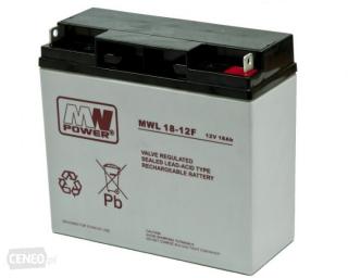 Akumulator  MW Power 18 Ah 12V AGM  Akumulator  MW Power 18 Ah 12V AGM