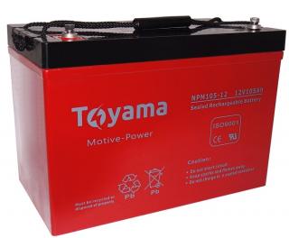 Akumulator  Toyama Motive NPM 105 Ah 12V akumulator żelowy Motive NPM 105 Ah 12V