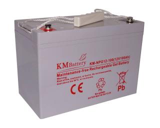 Akumulator żelowy KM Battery 100ah 12V  żel 100% NPG akumulator gel 100
