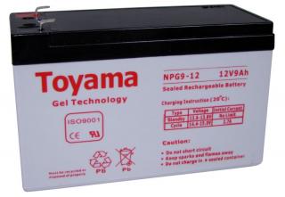 Akumulator żelowy Toyama NPG 9 12V Akumulator żelowy Toyama NPG 9 12V