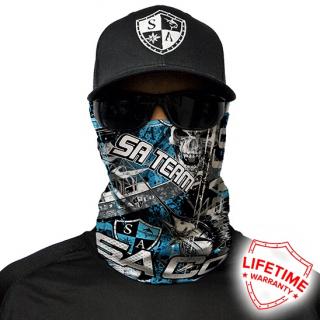 KOMIN SA COMPANY MODEL SALTWATER CHAOS BANDANA SA COMPANY MODEL  SALTWATER CHAOS