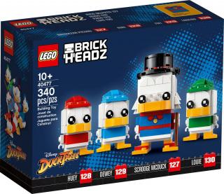 LEGO® 40477 BrickHeadzSknerus McKwacz, Hyzio, Dyzio i Zyzio