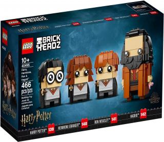 LEGO® 40495 BrickHeadz Harry, Hermiona, Ron i Hagrid