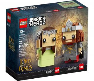 LEGO® 40632 BrickHeadzAragorn i Arwena