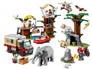 LEGO® 60307 City  Obóz ratowników dzikich zwierząt