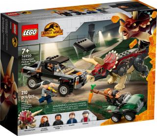 LEGO® 76950 Jurassic WorldTriceratops i zasadzka z pick-upem