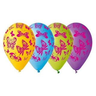 Balony Premium "Motyle" 12" 25szt