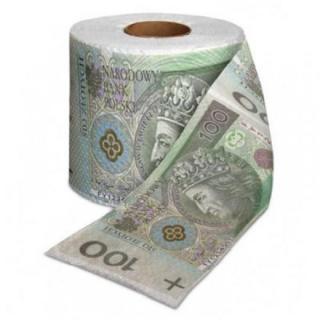 Papier toaletowy 100 złotych PLN XL stówka