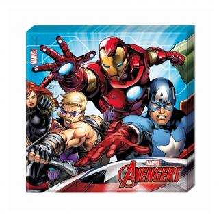 SERWETKI PAPIEROWE MIGHTY AVENGERS rozm.33x33cm