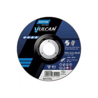 Tarcze do szlifowania metalu Norton Vulcan 125x6,4mm 25 szt.
