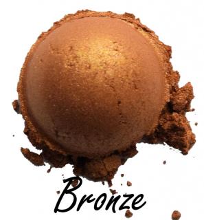 Bronze- puder brązujący Rhea, ciemny błyszczący