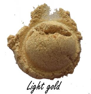 Cień do powiek mineralny Rhea- Light gold, kosmetyk mineralny