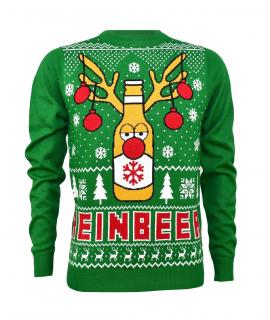 Męski sweter świąteczny REINBEER - zielony