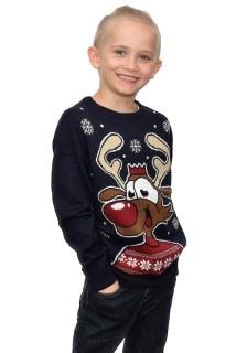 Świecący sweter świąteczny dla dziecka LEDY światełka