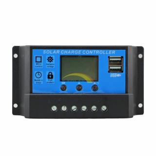 Solarny regulator ładowania 60A  LCD+USB na panel PV o napięciu do 25V