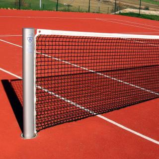 Siatka do tenisa, PE, wzmacniana taśmą, grubość sznurka 3 mm