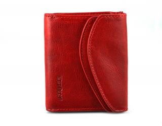 BARTEX 10020D skórzany portfel * czerwony RFID 10020D