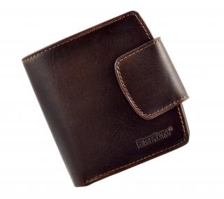 BARTEX 1005D-ID skórzany portfel damski brązowy * RFID 1005D-ID