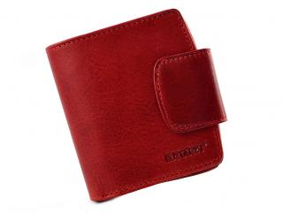 BARTEX 1005D-ID skórzany portfel damski czerwony * RFID 1005D-ID