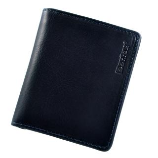 BARTEX 10098D skórzany portfel granatowy ochrona RFID 10098D