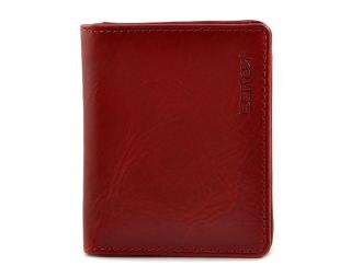BARTEX 10098D skórzany portfel  RFID * czerwony 10098D