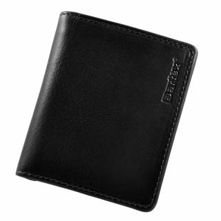 BARTEX 10098D skórzany portfel  unisex  RFID czarny 10098D