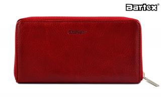 BARTEX 10172D skórzany portfel damski czerwony 10172D