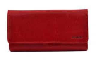 BARTEX 10272D skórzany portfel damski czerwony RFID 10272D