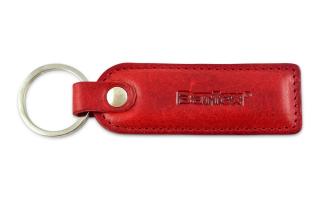BARTEX brelok skórzany czerwony 10002