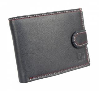 MARCO PM-232 skórzany portfel z ozdobną nitką
