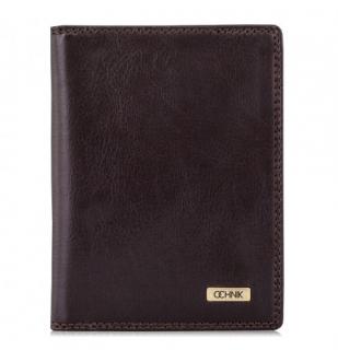 OCHNIK skórzane etui SL-115-89  ciemny brąz