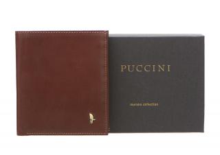 Puccini MU1698 skórzany portfel męski * brąz MU1698 2