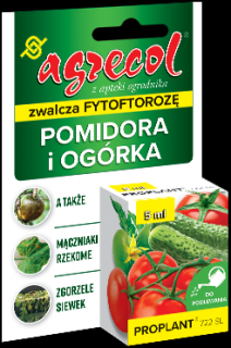 Agrecol Proplant 722 SL – zwalcza fytoftorozę pomidora i ogórka 5 ml