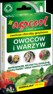 Agrecol Signum 33 WG – zwalcza choroby grzybowe owoców i warzyw 2,5g