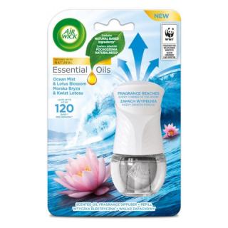 Air Wick Elektryczne urządzenie + zapas Morska Bryza i Kwiat Lotosu 19ml