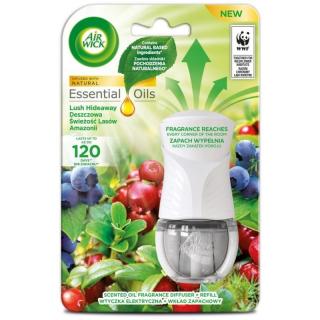 Air Wick Essential Oils elektryczny odświeżacz powietrza i wkład Deszczowa Świeżość Lasów Amazonii 19ml