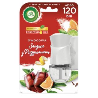 Air Wick Grzane Wino Elektryczny odświeżacz powietrza + wkład 19ml