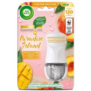 Air Wick Paradise Island elektryczny odświeżacz i wkład Mango  Brzoskwinia Spritz z Malediwów 19ml
