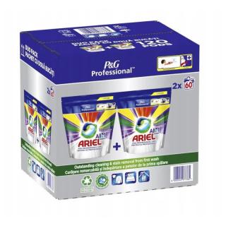 Ariel Professional AllinOne kapsułki do prania kolorowych tkanin 2x60szt.