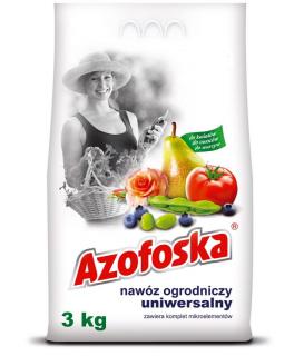 Azofoska nawóz ogrodniczy uniwersalny pylista 3kg